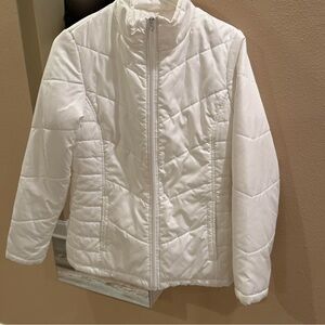 Faded Glory Kids White Puffer Jacket